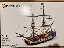 ✅ BEST PRICE LEGO Bricklink Privateer Frigate Fortuna Ship 910059 - New in hand