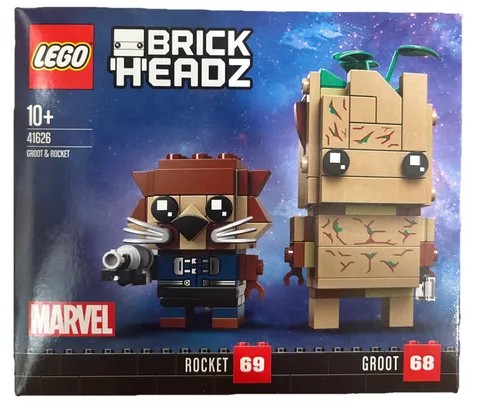 LEGO 41626 BRICKHEADZ: Groot & Rocket (189 pieces)