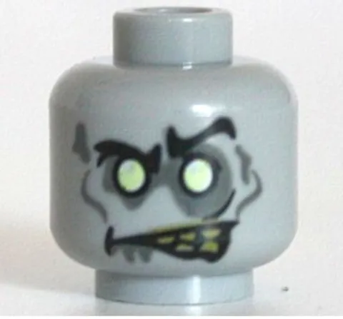 LEGO® Part 3626pb0766 - Zombie Groom Minifigure Head NEW