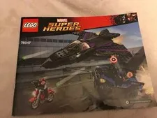 LEG0 Instructions ONLY NO Bricks Marvel Super Heroes 76047 Captain America