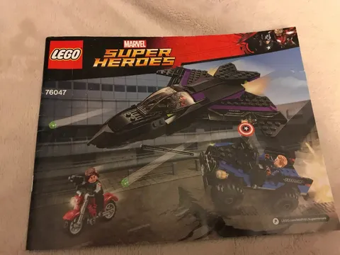 LEG0 Instructions ONLY NO Bricks Marvel Super Heroes 76047 Captain America
