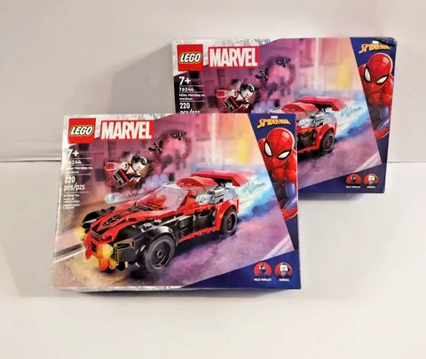 Water damaged LEGO 76244 Marvel Miles Morales vs. Morbius - New & Sealed