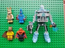 Lego Batman Minifigures Lot (5) W/Mr. Freeze Mech