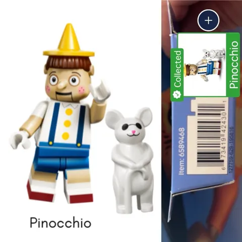 LEGO CMF Minifigure Shrek Series 71053 MiniFig Pinocchio IN HAND SHIPS TODAY
