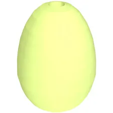 5x LEGO® Part 24946 - Egg with Small Pin Hole