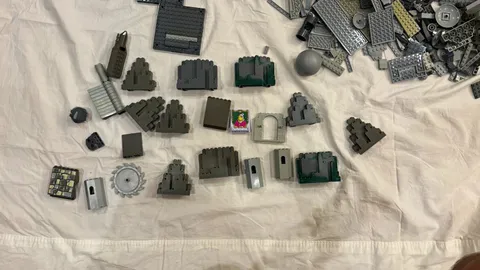 LEGO Gray Bulk Lot. Over 12 lbs. A lot of Star Wars and Indiana Jones. Rare