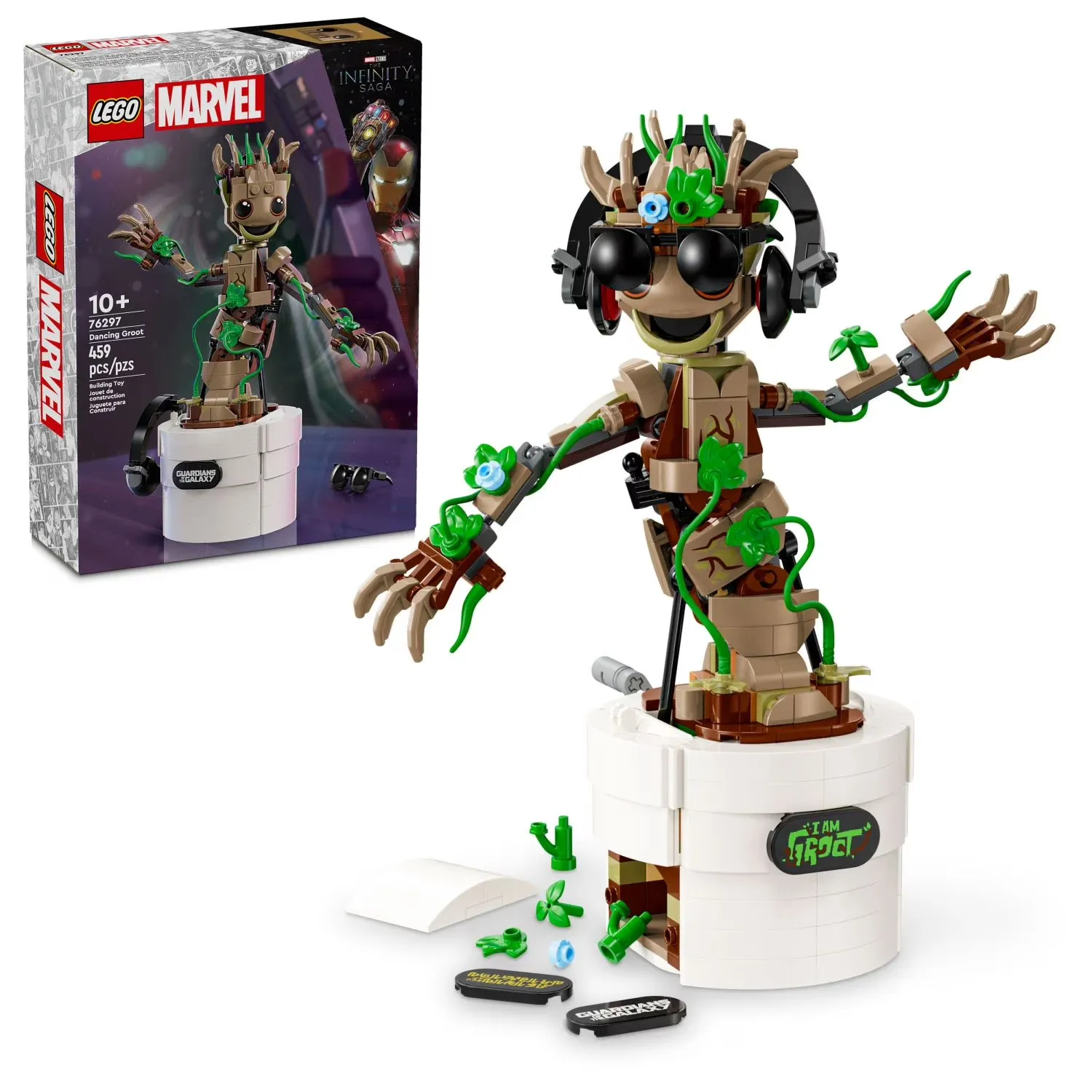 LEGO Marvel Dancing Groot 76297 Guardians of the Galaxy Buildable Toy Kids Gift