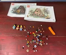 Lego Ideas A Frame Cabin 21338 Parts Lot Minifigures, Instructions