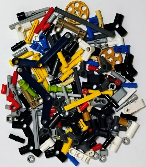 LEGO Technic Mindstorms Pins Axles Bush Connector Parts Mix Brick Lot See Photo
