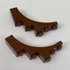 Lego 2339 Reddish Brown Replacement Parts Pieces Lot of 2