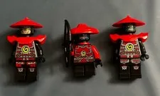 LEGO NINJAGO Legacy Of Green Ninja (S2) 3 Minifigure Lot Stone Warriors