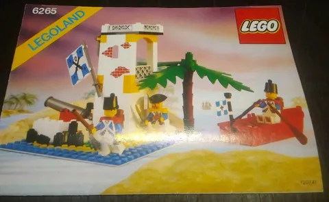 ⭐Lego Pirates 6265 Sabre Island 1989 Instructions ⭐