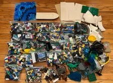 LEGO Mixed Bulk Lot 15+ Lbs Parts Pieces Baseplates mini figures Vintage