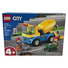 LEGO City #60325 Cement Mixer Truck 85pcs Age 4+ NEW 2022