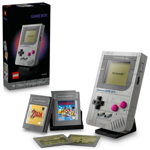 Genuine LEGO Nintendo Game Boy 72046 Retro Gaming Display Set 18+