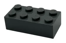 Lego 3001 Dark Bluish Gray Brick 2 x 4 Element 4211085