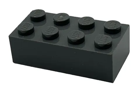 Lego 3001 Dark Bluish Gray Brick 2 x 4 Element 4211085