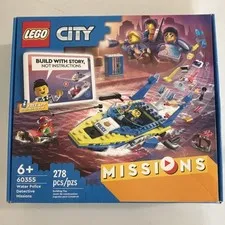 LEGO CITY 60355 Water Police Detective Missions Set 