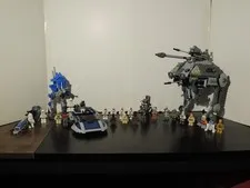 Large Lot of LEGO Star Wars Figures & vehicles