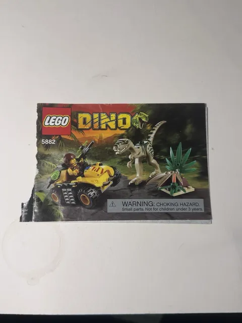 Lego Dino Ambush Attack 5882 INSTRUCTIONS ONLY