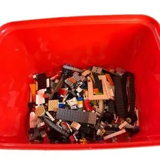LEGO Bulk Lot 1lb 10oz Mixed Bricks Plates Technic Specialty Pieces Multicolored