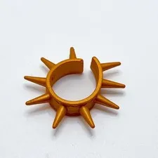 L.O.L Lol OMG Bhad Gurl Doll Gold Hair Accessory Spiky Ponytail Holder 🟡