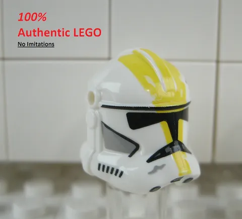 LEGO NEW White Clone Trooper Helmet 327th (1x) 6549363 Minifigure Part 113878