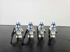 LEGO Star Wars 501st Legion Clone Trooper Lot 4 Minifigures w/Guns 75280 sw1094