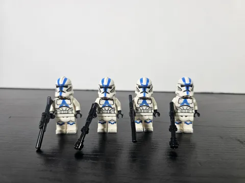 LEGO Star Wars 501st Legion Clone Trooper Lot 4 Minifigures w/Guns 75280 sw1094