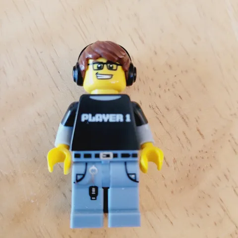 LEGO Video Game Guy Minifigure Collectible Series 12 - Minifigure Headphones