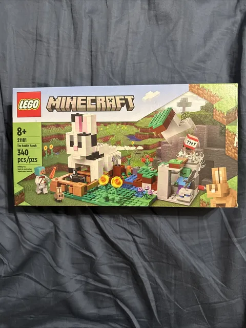 LEGO Minecraft The Rabbit Ranch 21181 - Complete Set 