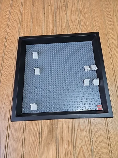 LEGO Classic Baseplate Square Picture Frame 32x32 1024 Stud Foundation Gray