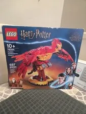 LEGO Harry Potter Fawkes Dumbledore's Phoenix Set 76394, 597 Pieces Box Has Wear