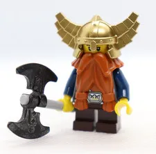 Dwarf 852702 Beard Helmet Fantasy Era Castle LEGO® Minifigure Mini Figure