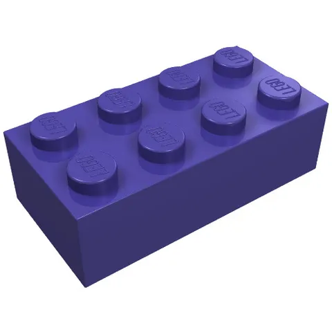 10x LEGO® Part 3001 - Brick 2 x 4