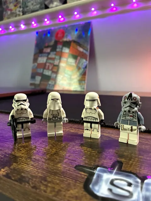 LEGO Star Wars Stormtrooper Minifigure Lot of 4 Plastic Movie Character