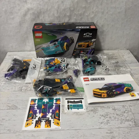 lego speed champions NASCAR Camaro  76935  100% Complete Opened