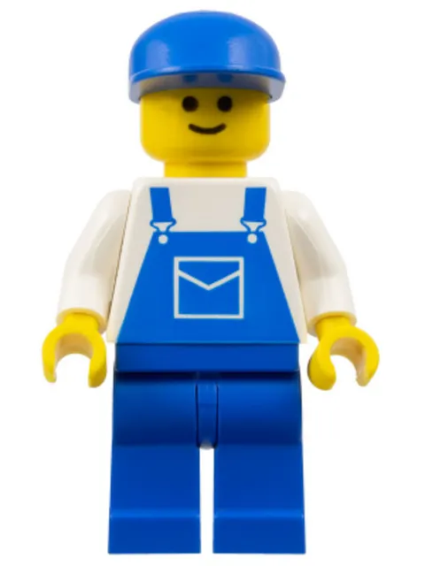 LEGO: Overalls Blue with Pocket Blue Cap (trn026)