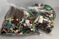 8 LB Mixed Building Bricks Parts Lot LEGO & Other Brands Assorted Pieces