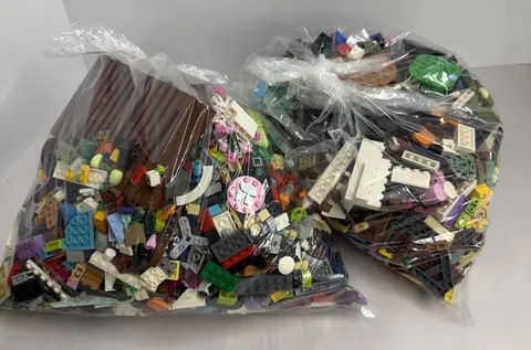 8 LB Mixed Building Bricks Parts Lot LEGO & Other Brands Assorted Pieces