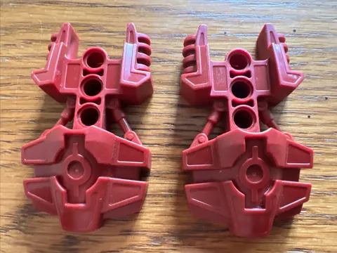 LEGO 50919 Bionicle Foot Toa Hordika Dark Red Pair Two Pieces Malum 8979
