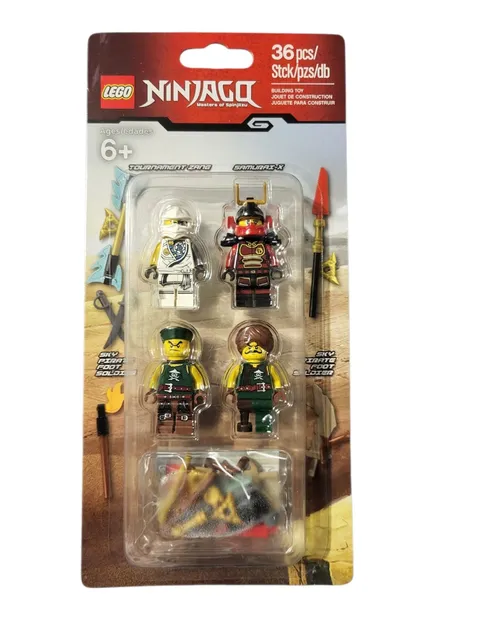 LEGO NINJAGO 853544 Accessory Set 36 Pcs Tournament Zane Samurai X Pirate NEW