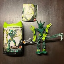 LEGO Bionicle Glatorian 8986 : Vastus with Canister Full Set Good Condition