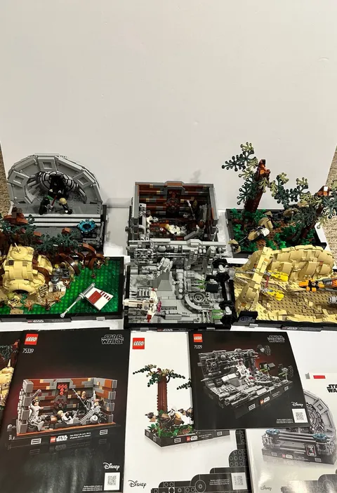 LEGO Star Wars Diorama Collection 75329 75330 75339 75352 75353 75380 Complete
