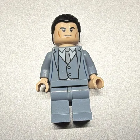 LEGO Batman Bruce Wayne Mini figure Grey suit 