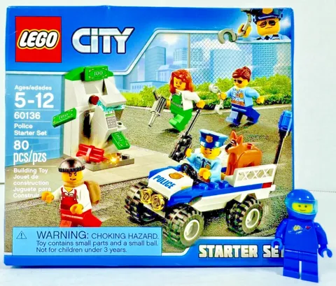 LEGO 60136 City Police Starter Set New Sealed Retired Bank Car Chase NISB