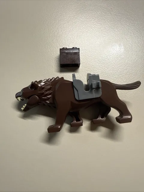 LEGO 79012 The Hobbit Lord of The Rings Dark Brown Warg With Black Nose Mirkwood