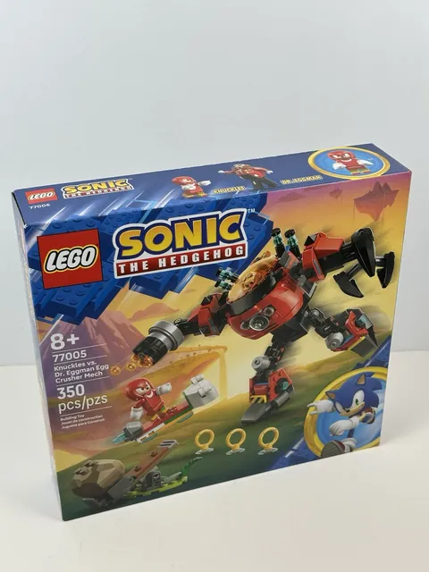 LEGO 77005 Sonic - Knuckles vs. Dr. Eggman Egg Crusher Mech New & Sealed 350 PCS