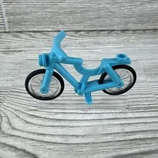 LEGO - Replacement - 4719 - Bicycle - Clear Rims - Light Blue - Genuine