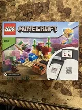 Lego Minecraft Manual For 21184. Instruction Booklet Only